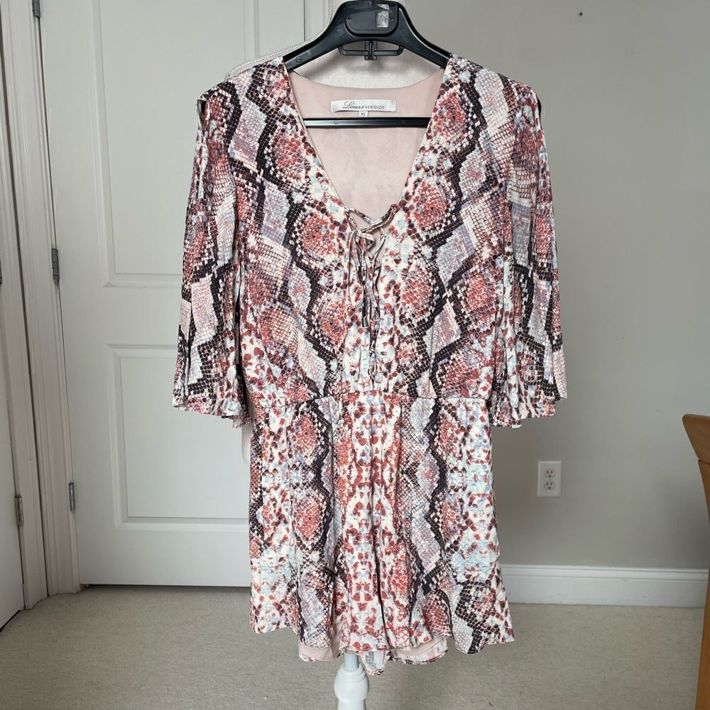 LOVERS + FRIENDS Epiphany Python Romper - Picture 2 of 8